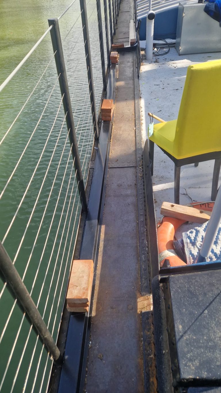 chantier ramonville - trisplit - péniche cache